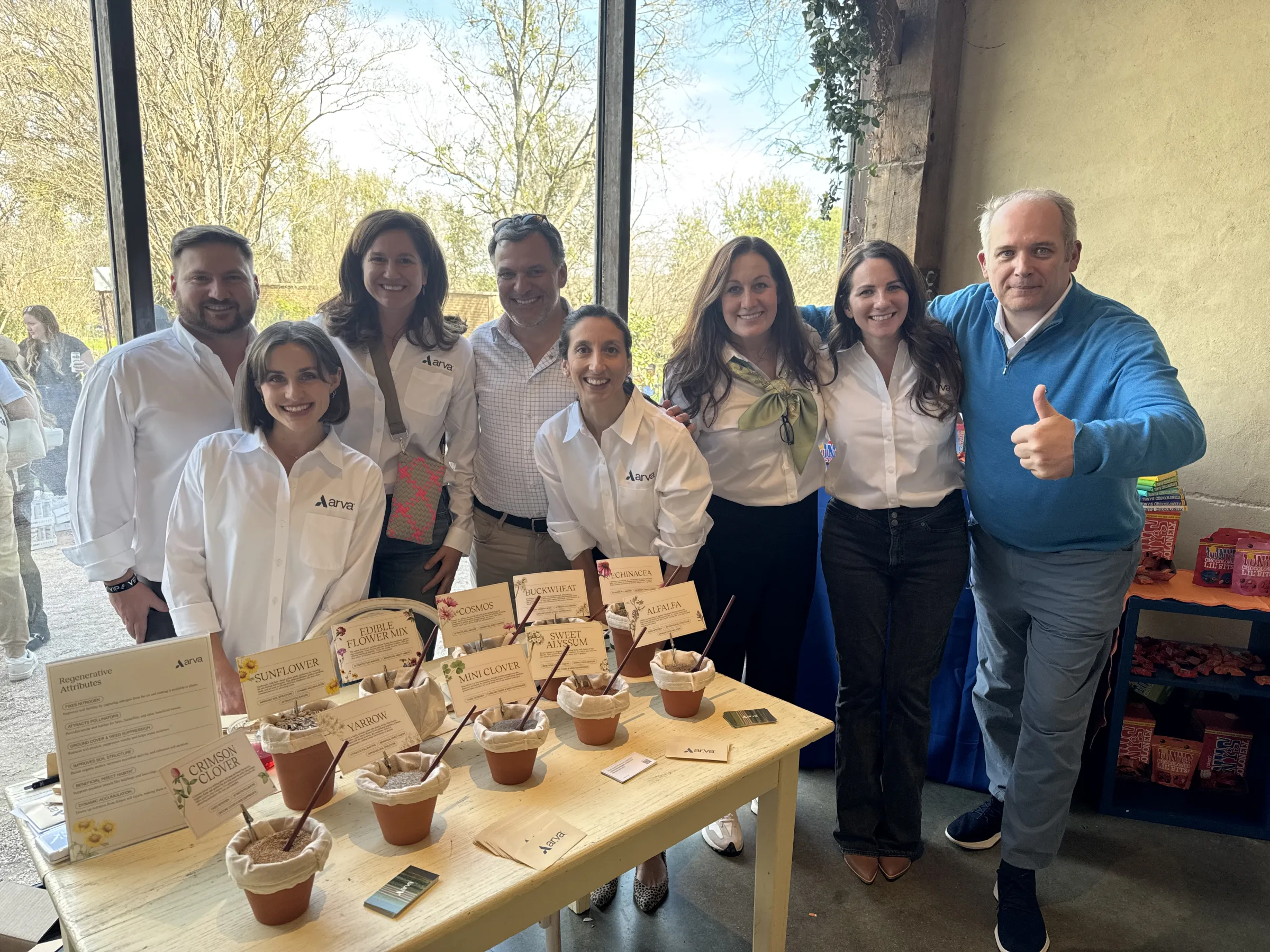Arva team at event